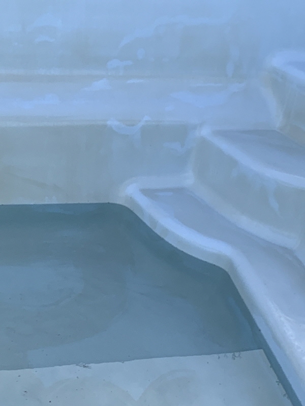 Ablagerungen im Pool